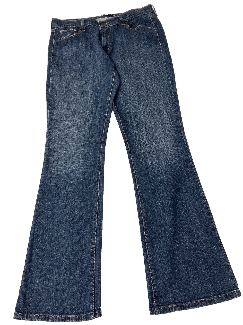 Levi's 515 Jeans Women's Boot Cut Med Wash Denim Stretch Size 14 Long/Curvy